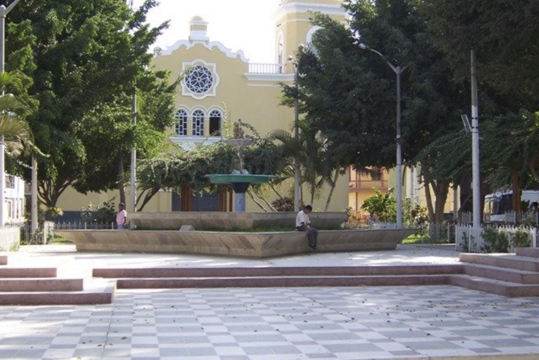 Plaza de Armas de la ciudad de Paita, en la región norteña de Piura. Foto: ANDINA/Internet