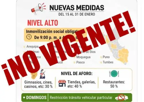 PCM advierte información falsa sobre nuevas medidas ante el covid-19.