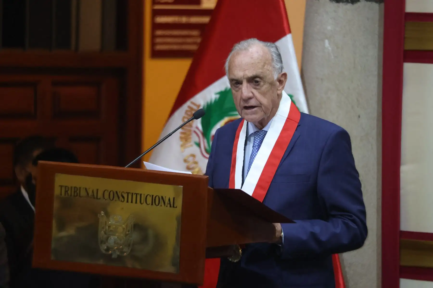 Augusto Ferrero Costa, jura como nuevo presidente del Tribunal Constitucional. Foto: ANDINA/Jhonel Rodríguez Robles
