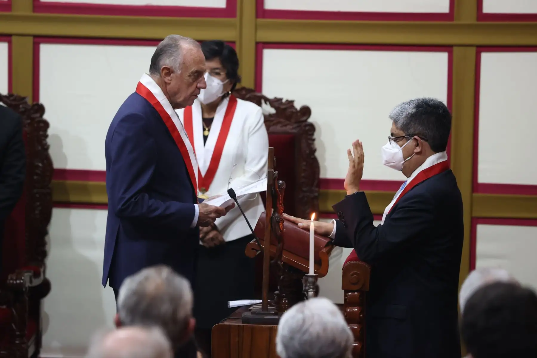 Augusto Ferrero Costa, jura como nuevo presidente del Tribunal Constitucional. Foto: ANDINA/Jhonel Rodríguez Robles