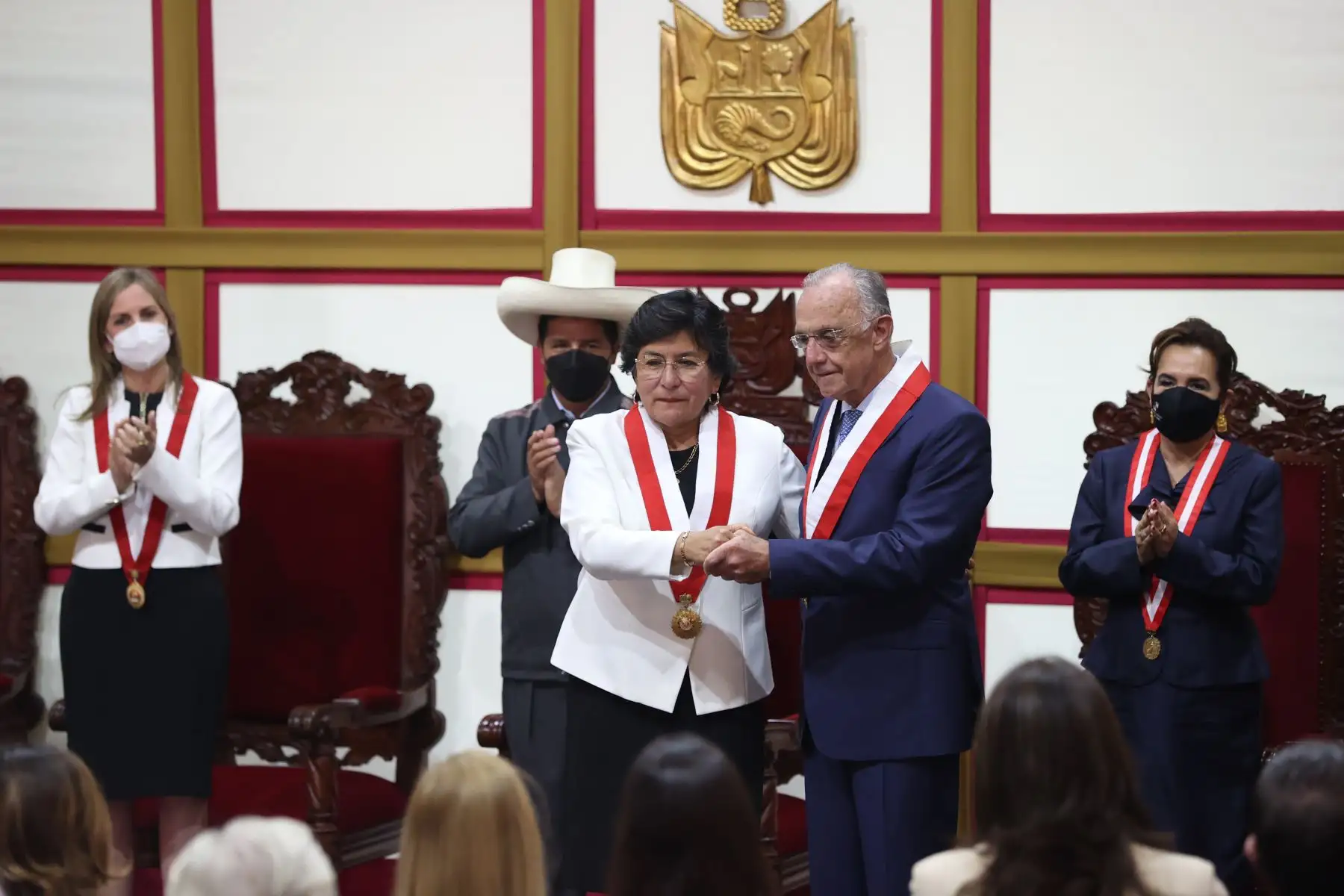 Augusto Ferrero Costa, jura como nuevo presidente del Tribunal Constitucional. Foto: ANDINA/Jhonel Rodríguez Robles