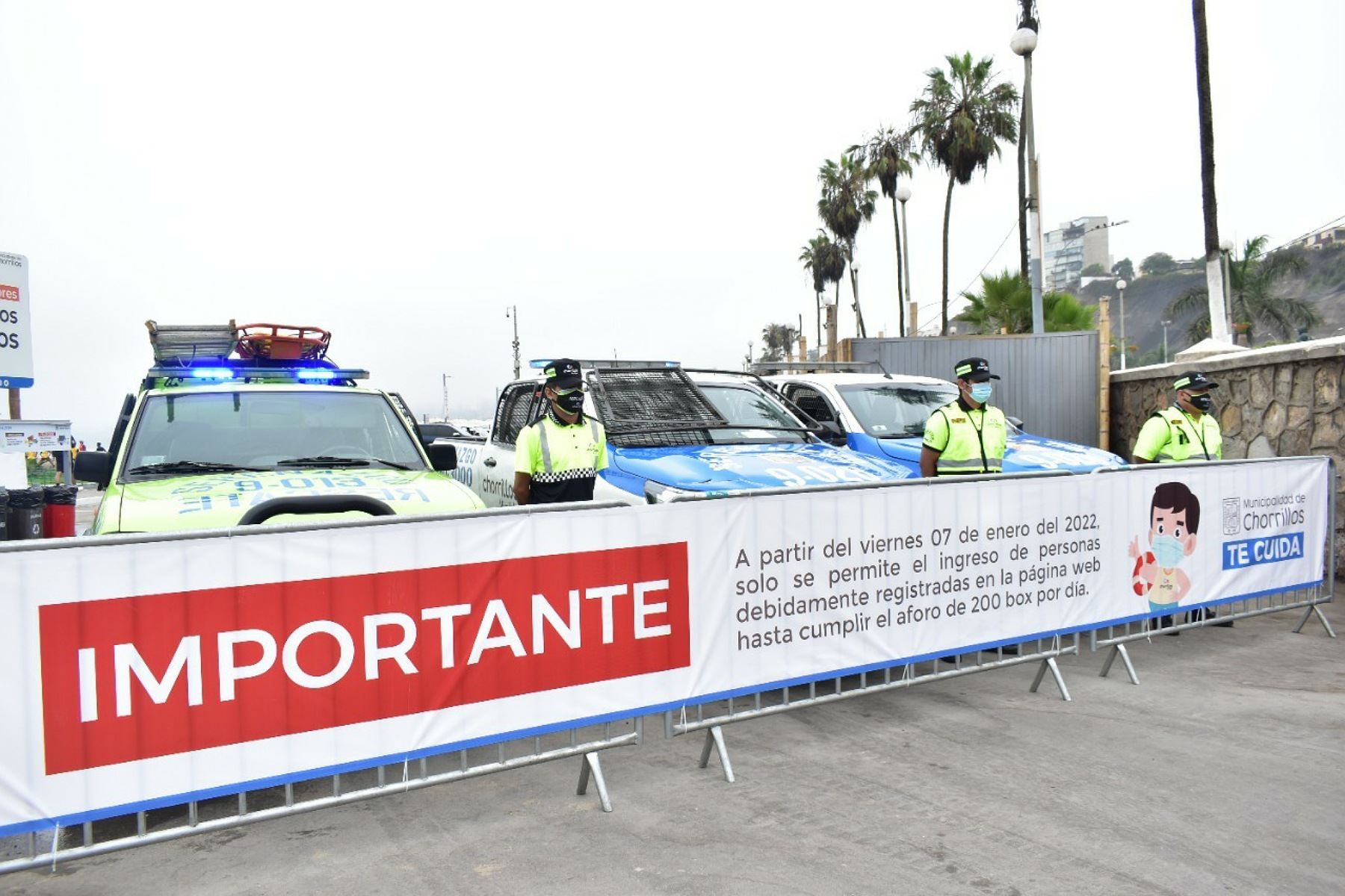 Municipalidad de Chorrillos presenta nuevas medidas para control de aforo en playa Agua Dulce. Foto: difusión.