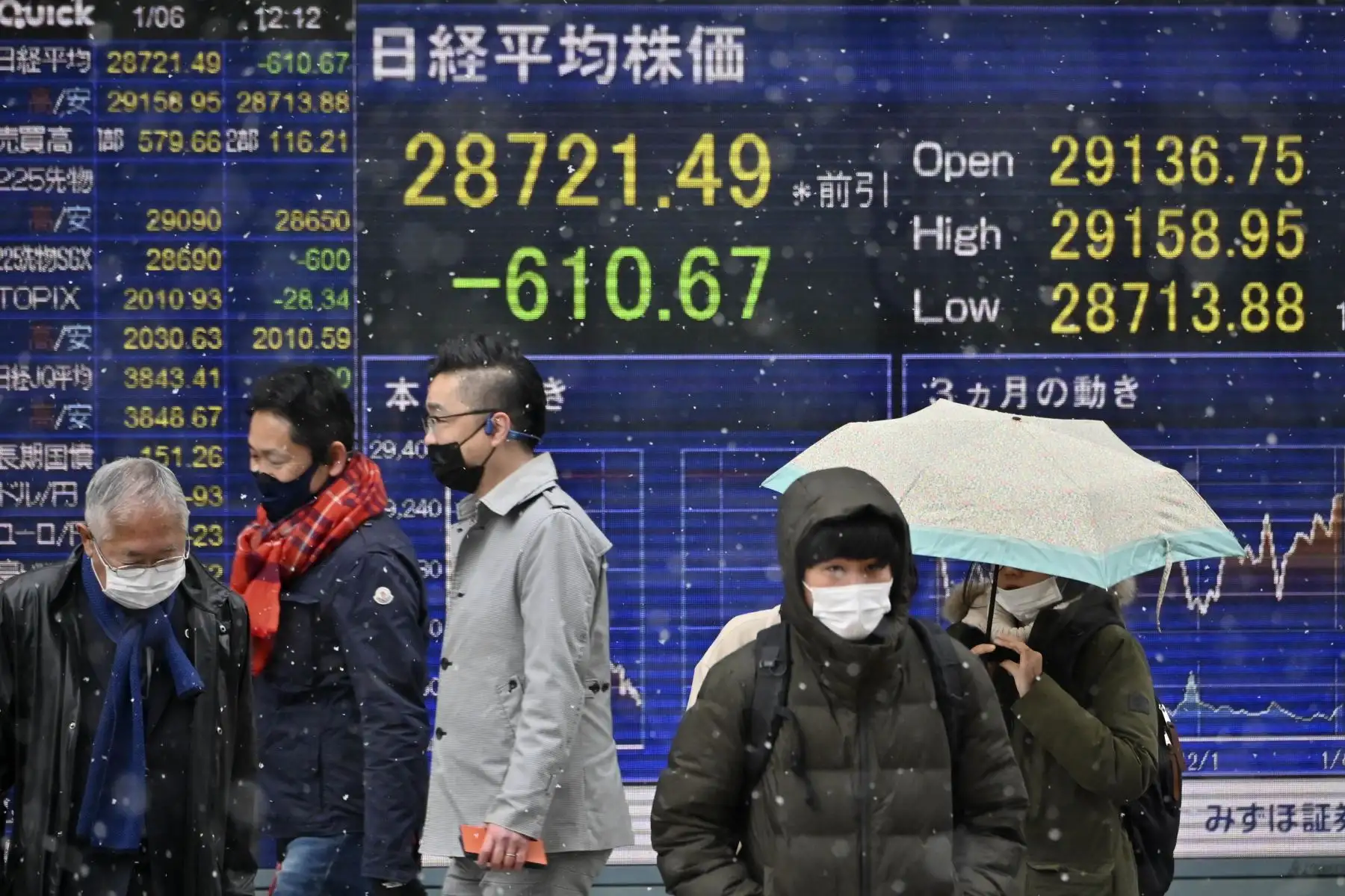 Bolsa de valores en Asia (imagen referencial). Foto: AFP.