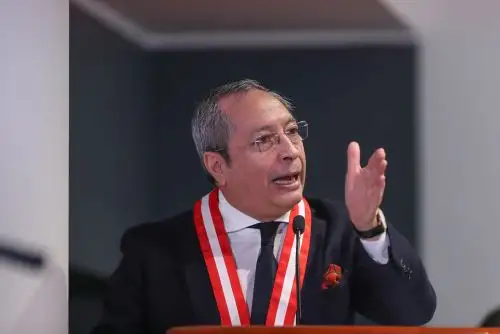 Presidente de la CAN y de la JNJ, José Ávila. ANDINA/Carla Patiño Ramírez