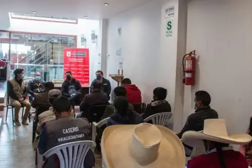 El responsable de la Unidad Ejecutora 007: Marcahuamachuco, Henry Gayoso, resaltó la participación de las autoridades comunales de Sánchez Carrión. Foto: ANDINA/Mincul