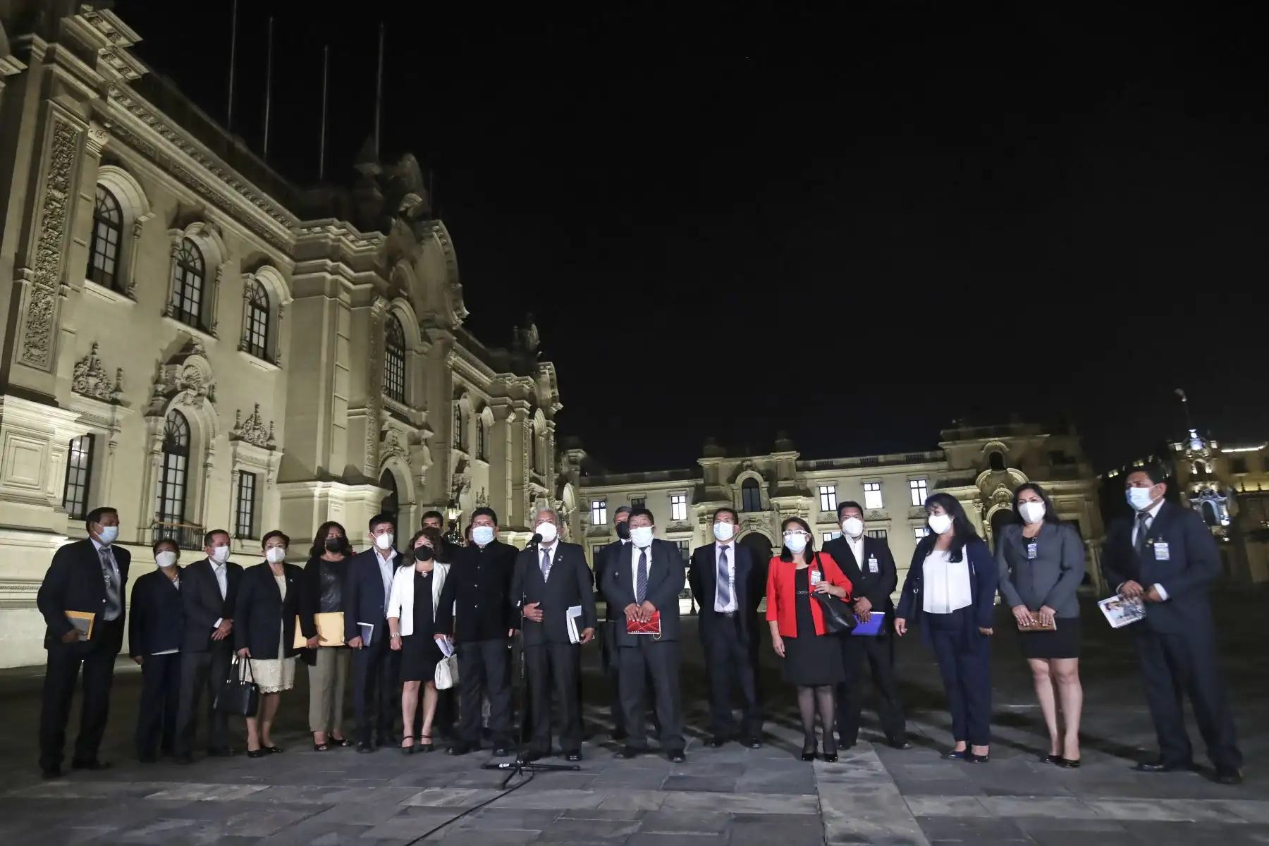 Jefe de Estado, Pedro Castillo, se reúne con los nuevos prefectos en Palacio de Gobierno.
Foto: ANDINA/ Presidencia Perú