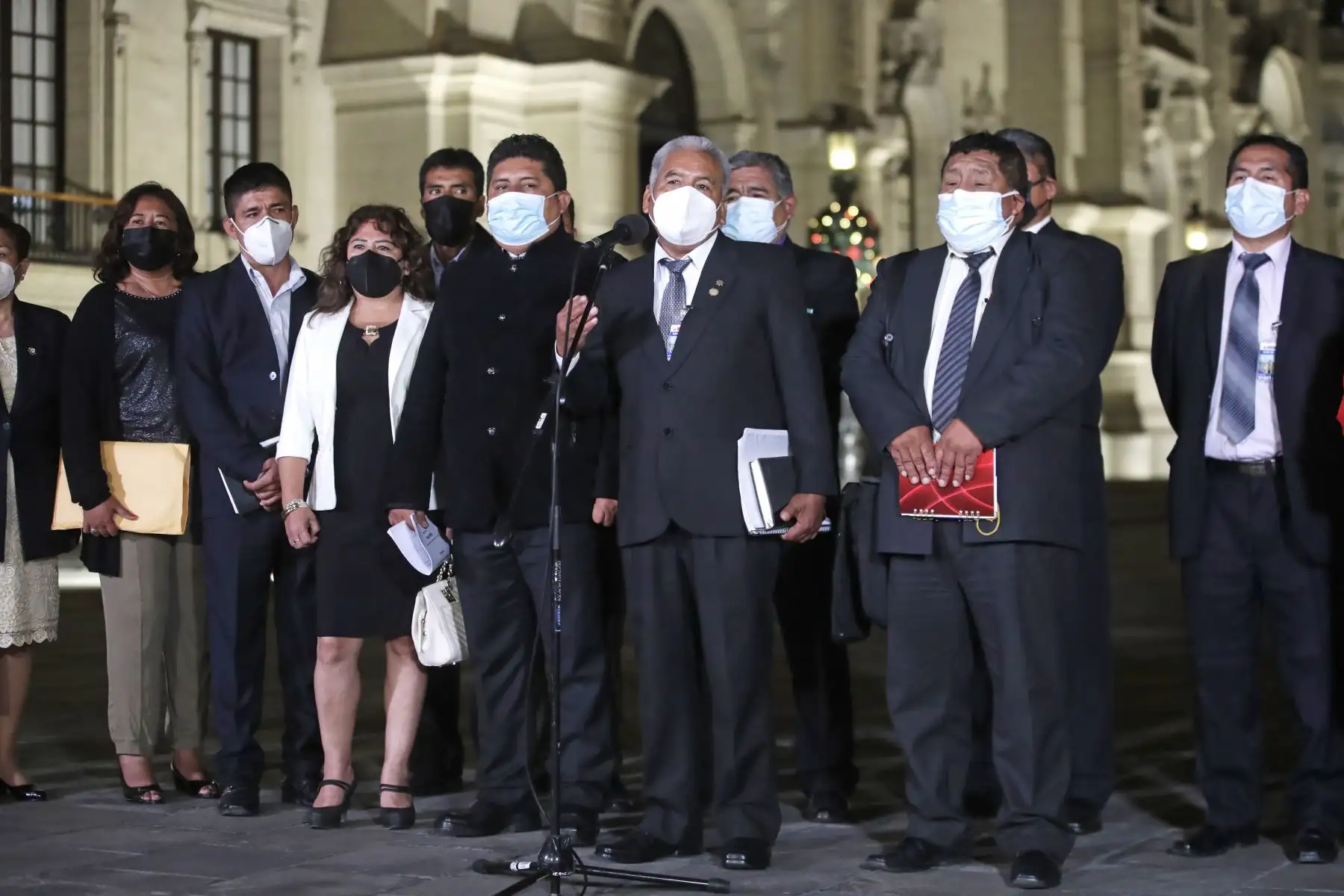 Jefe de Estado, Pedro Castillo, se reúne con los nuevos prefectos en Palacio de Gobierno.
Foto: ANDINA/ Presidencia Perú