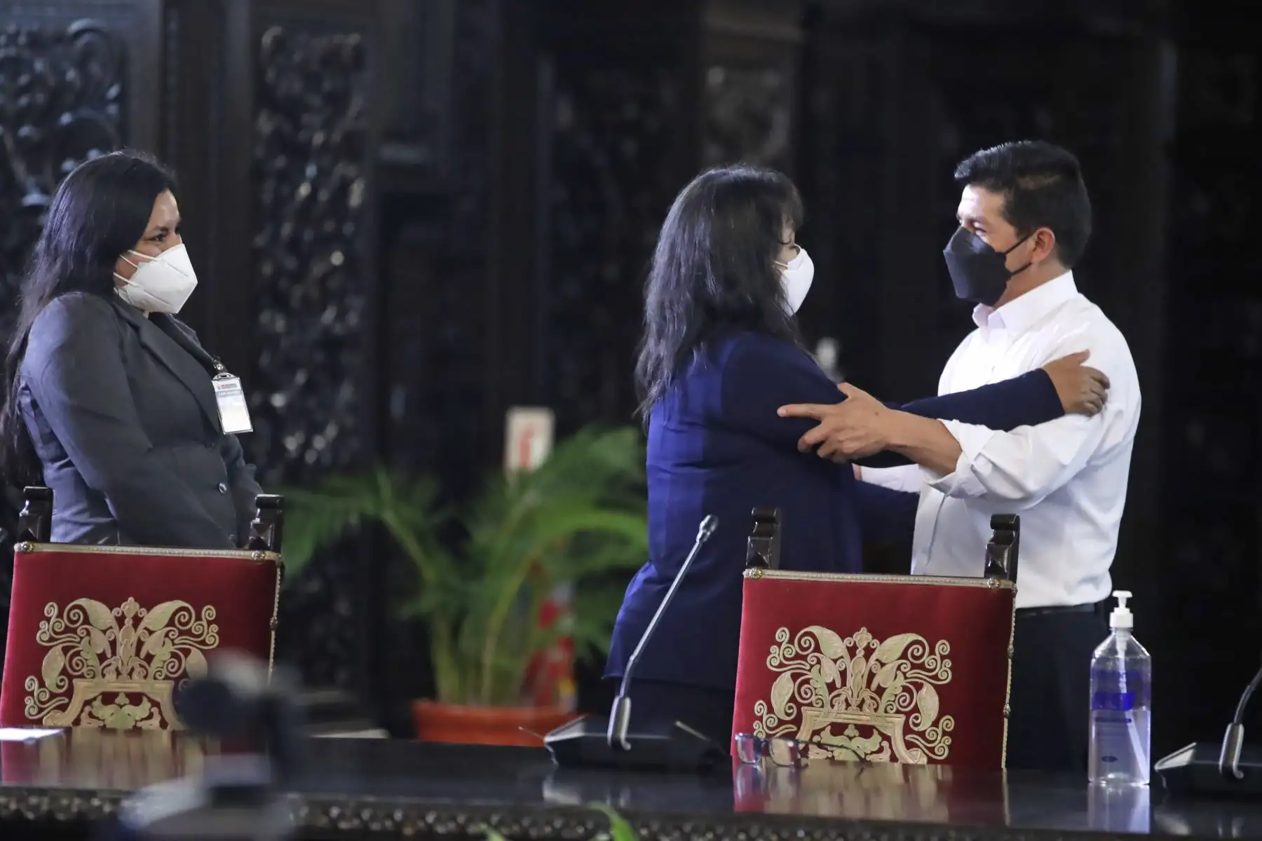 Jefe de Estado, Pedro Castillo, se reúne con los nuevos prefectos en Palacio de Gobierno.
Foto: ANDINA/ Presidencia Perú