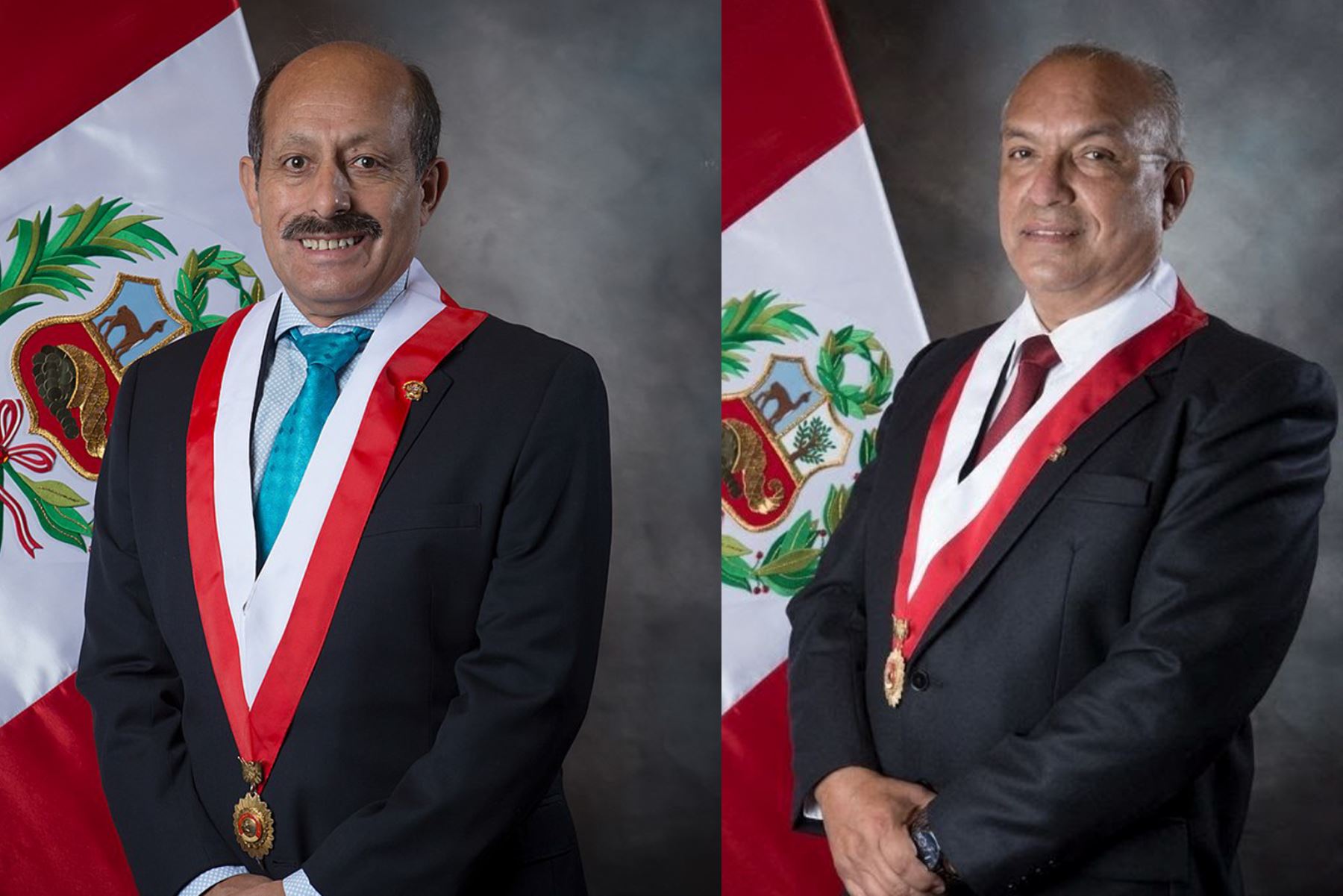 Congresistas Héctor Valer y Luis Kamiche. Foto: Internet/medios.