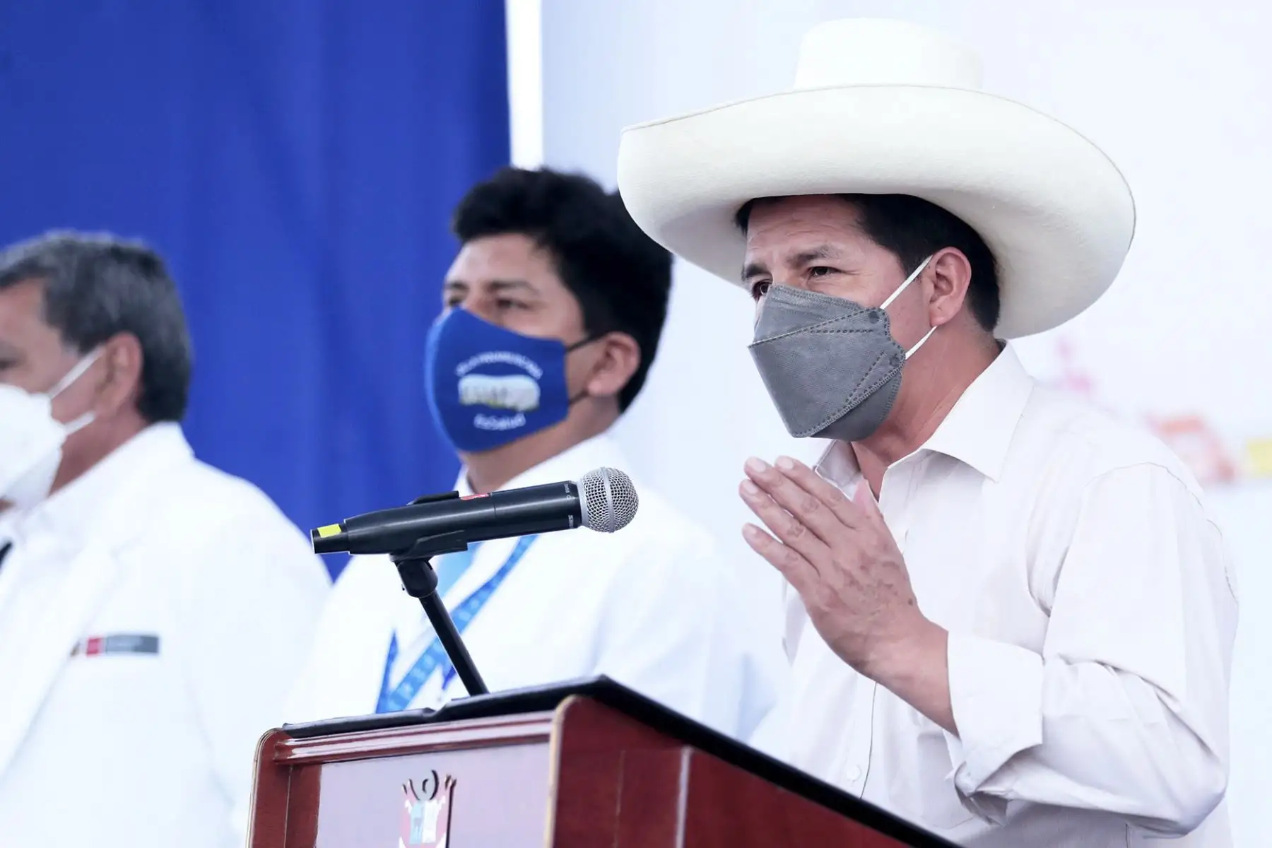 El presidente Pedro Castillo, preside la inauguración del Hospital Bicentenario Canta Callao de 
EsSalud, en San Martín de Porres. "Este moderno hospital es el primer paso que da EsSalud en materia de infraestructura, equipamiento y un aporte inicial frente a las brechas históricas en este sector", señaló el jefe de Estado. Foto: ANDINA/Prensa Presidencia