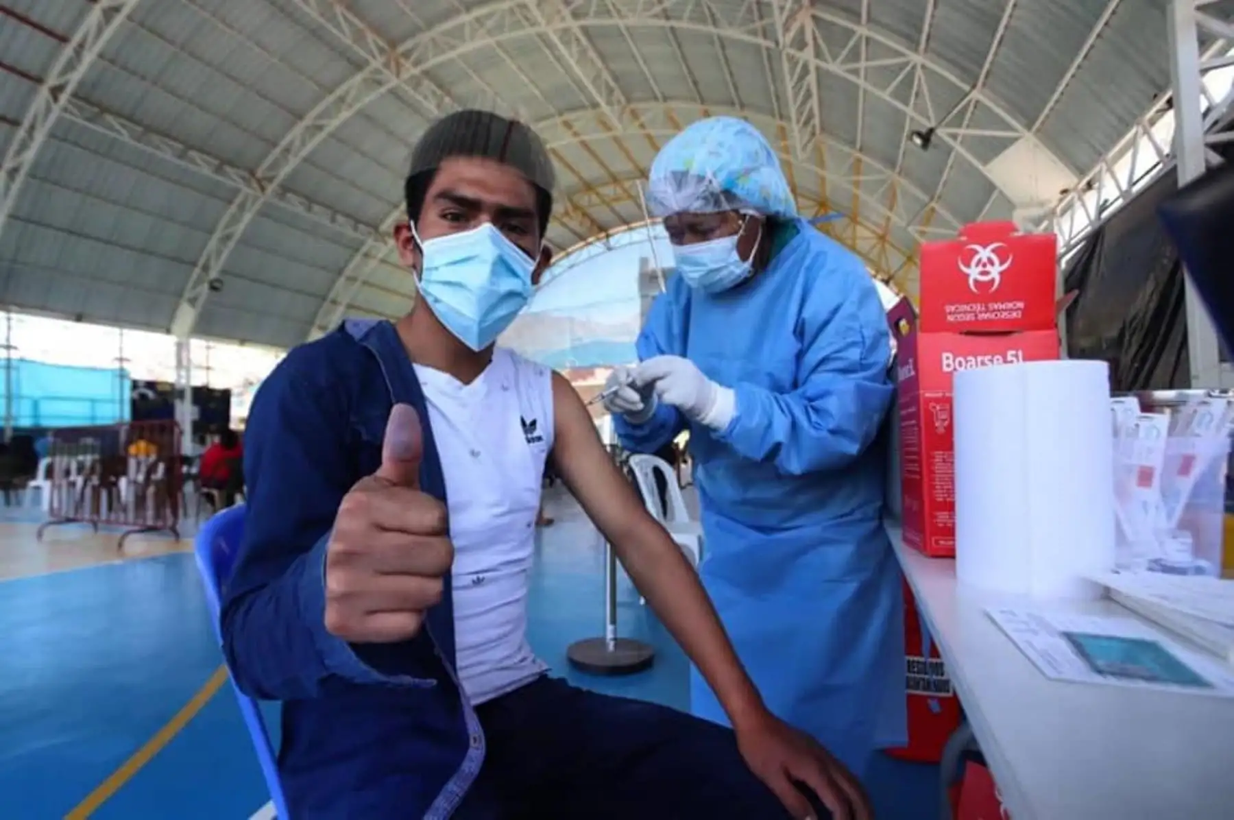 El Ministerio de Salud ha aplicado 54’008,150 dosis de vacuna contra el covid-19 desde que empezó el proceso de vacunación. ANDINA/Difusión