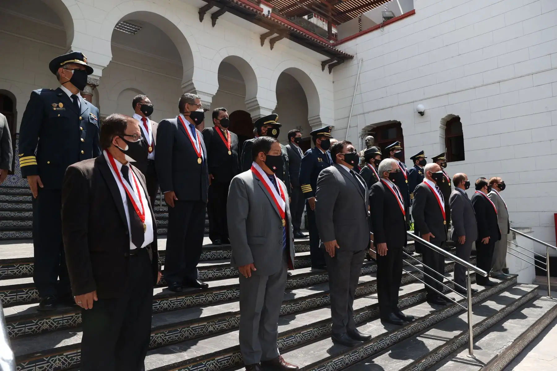 Reconocimiento y juramentación de los Presidentes de los Tribunales Superiores Militares Policiales a nivel Nacional.
Foto: ANDINA/Jhonel Rodriguez