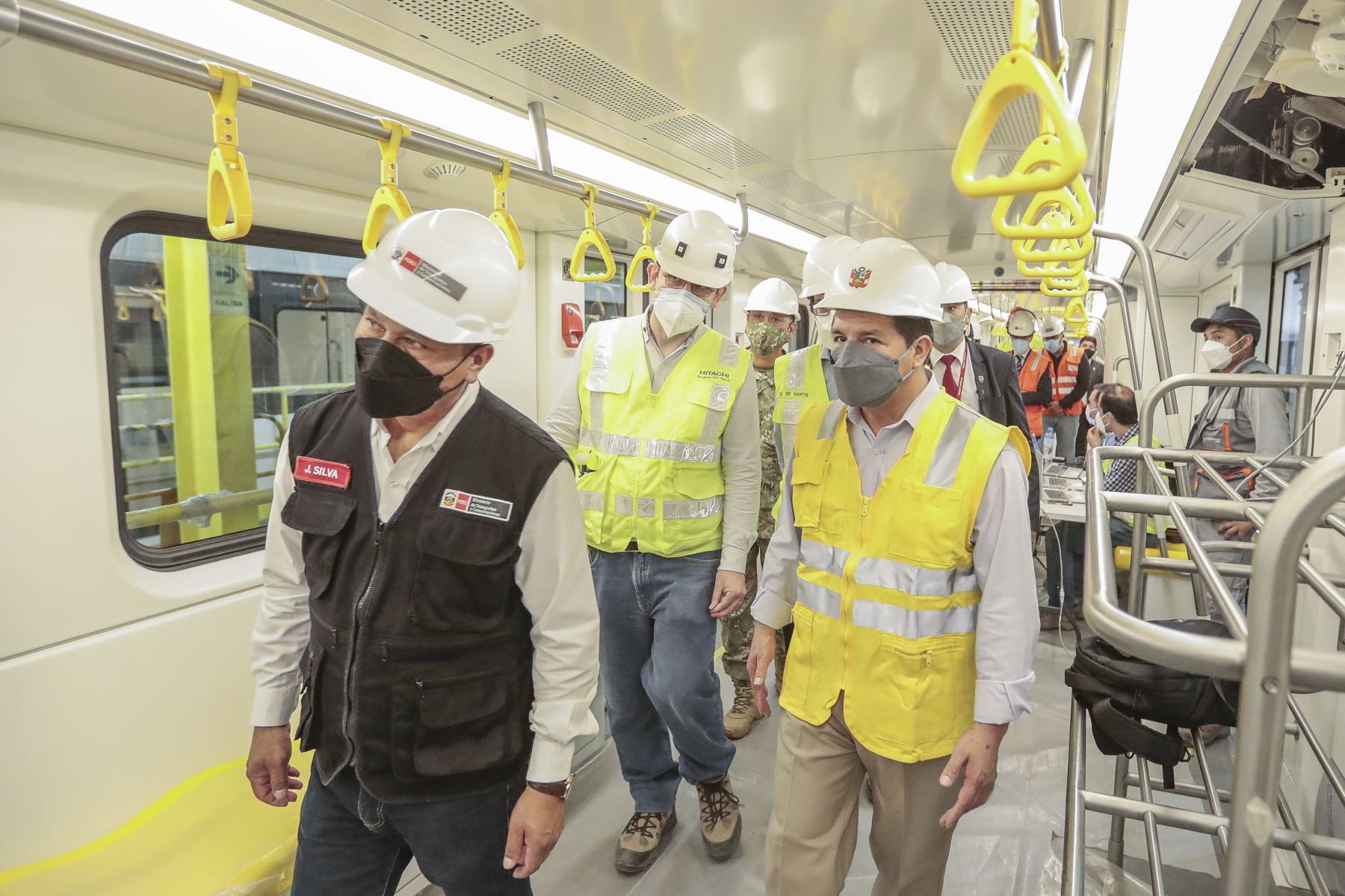 Presidente de la República, Pedro Castillo, realiza visita de inspección a la Central de Operaciones de la Línea 2 del Metro de Lima y Callao.
Foto: ANDINA/Presidencia Perú
