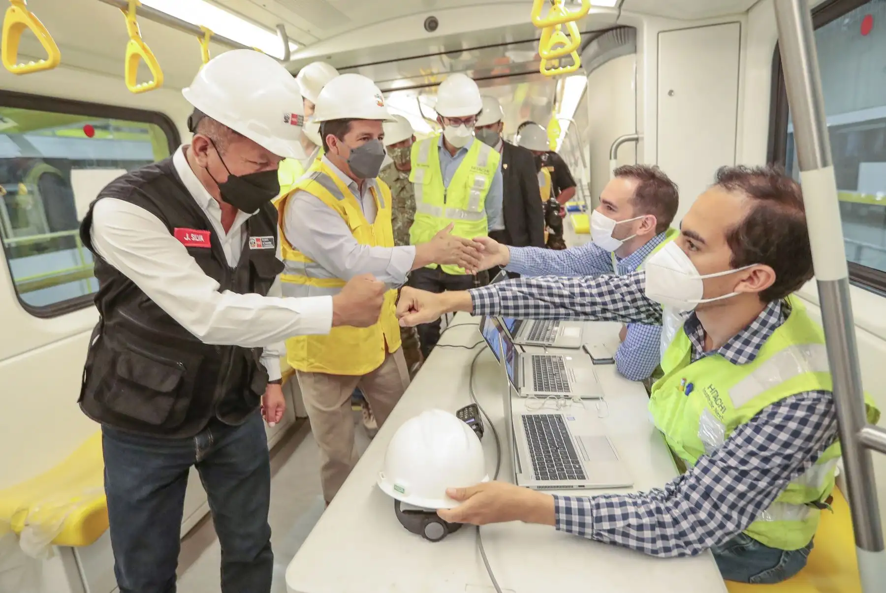 Presidente de la República, Pedro Castillo, realiza visita de inspección a la Central de Operaciones de la Línea 2 del Metro de Lima y Callao.
Foto: ANDINA/Presidencia Perú