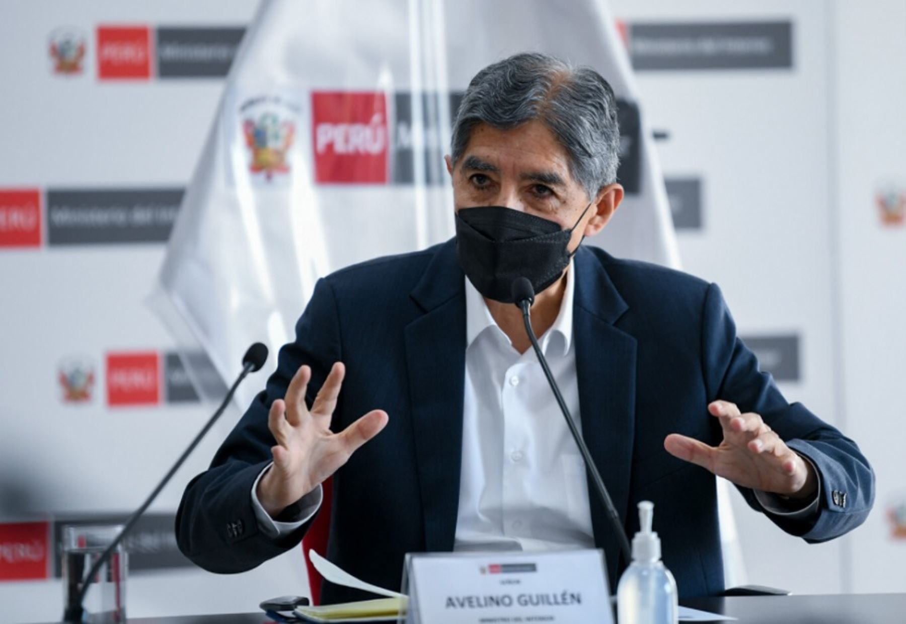 El ministro Guillén mencionó, además, que la Diviac continúa con su trabajo de investigación. ANDINA/Difusión