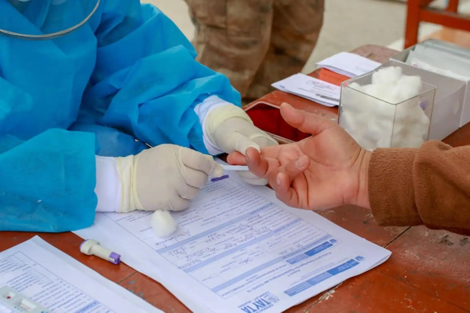 En la región Áncash se han confirmado cinco casos de la variante ómicron del virus SARS-CoV-2. Foto: ANDINA/Difusión