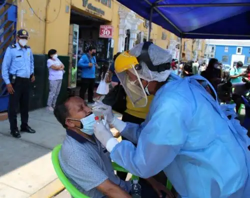 La Libertad instalará 72 puntos para tomar pruebas de descarte de covid-19. Foto: ANDINA/Difusión.