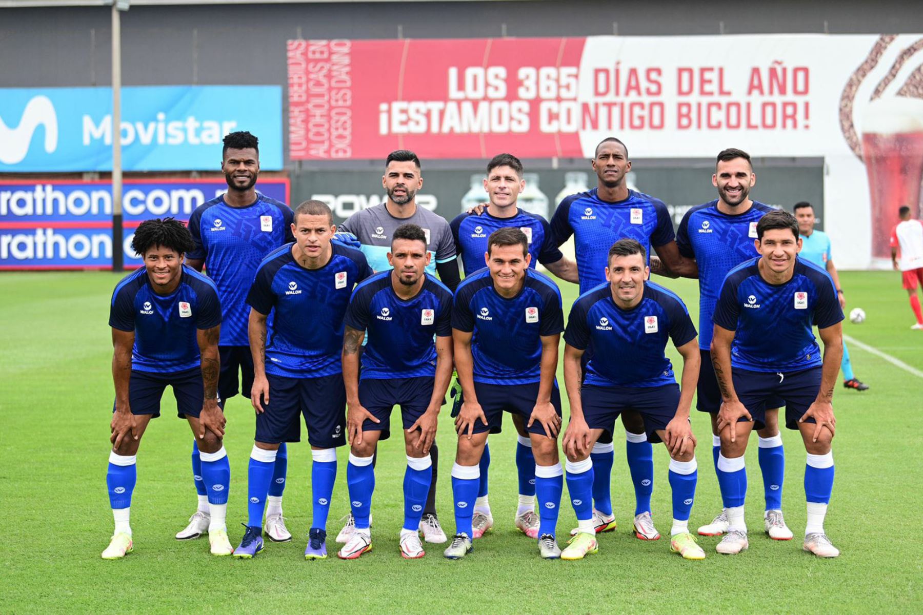 Combinado de extranjeros de la Liga 1 enfrenta en partido amistoso, a la selección peruana. Foto: @LigaFutProf