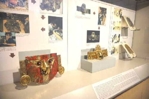 El Museo nacional Sicán alberga, bajo exhibición permanente, 356 piezas y tiene como atractivo principal la Sala del Oro. Foto: ANDINA/Difusión