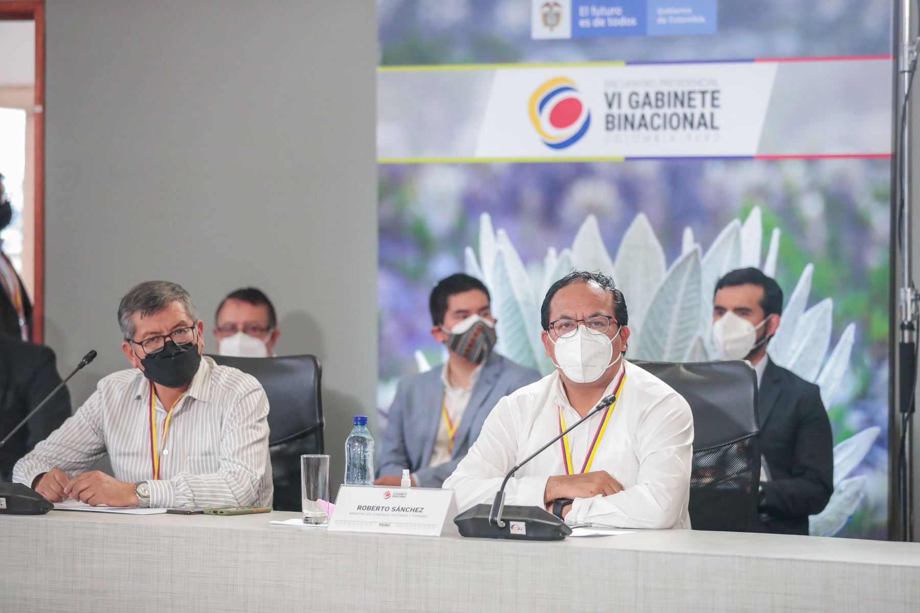 Ministro de Comercio Exterior y Turismo Roberto Sánchez, participó en el Encuentro Presidencial y VI Gabinete Binacional Perú-Colombia.
Foto: ANDINA/Presidencia Perú