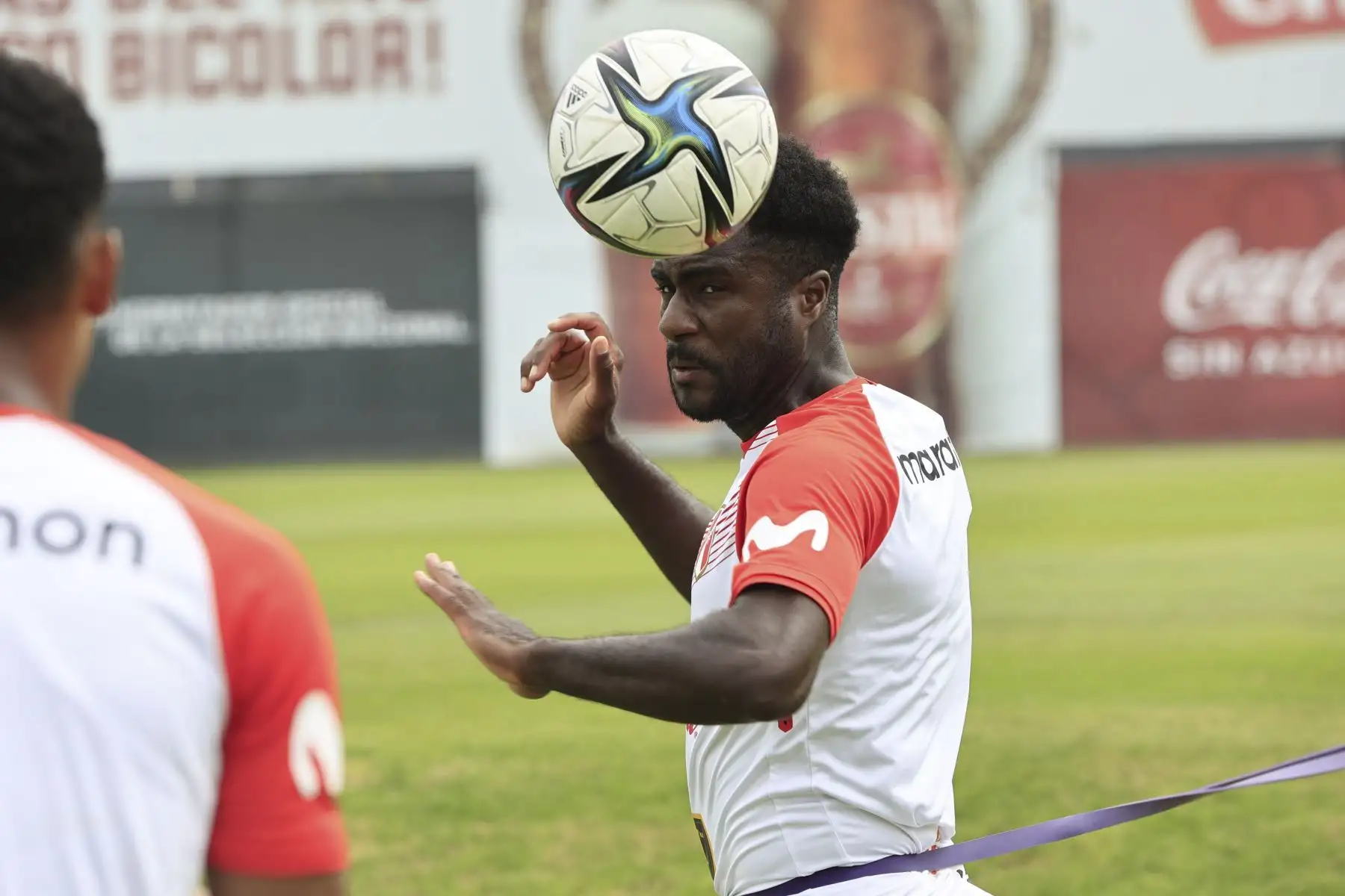 Christian Ramos de la Selección peruana realiza sus entrenamientos en la Videna previo al primer amistoso frente a Panamá este domingo con miras al Mundial Qatar 2022. Foto: FPF