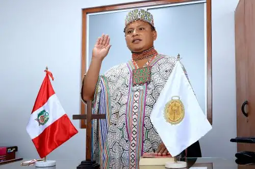 Alexander Fasanando Riveiro sabe del riesgo que tendrá su labor cuando sea destacado a una de las regiones de la Amazonía amenazadas por el crimen organizado. ANDINA/ Ministerio Público