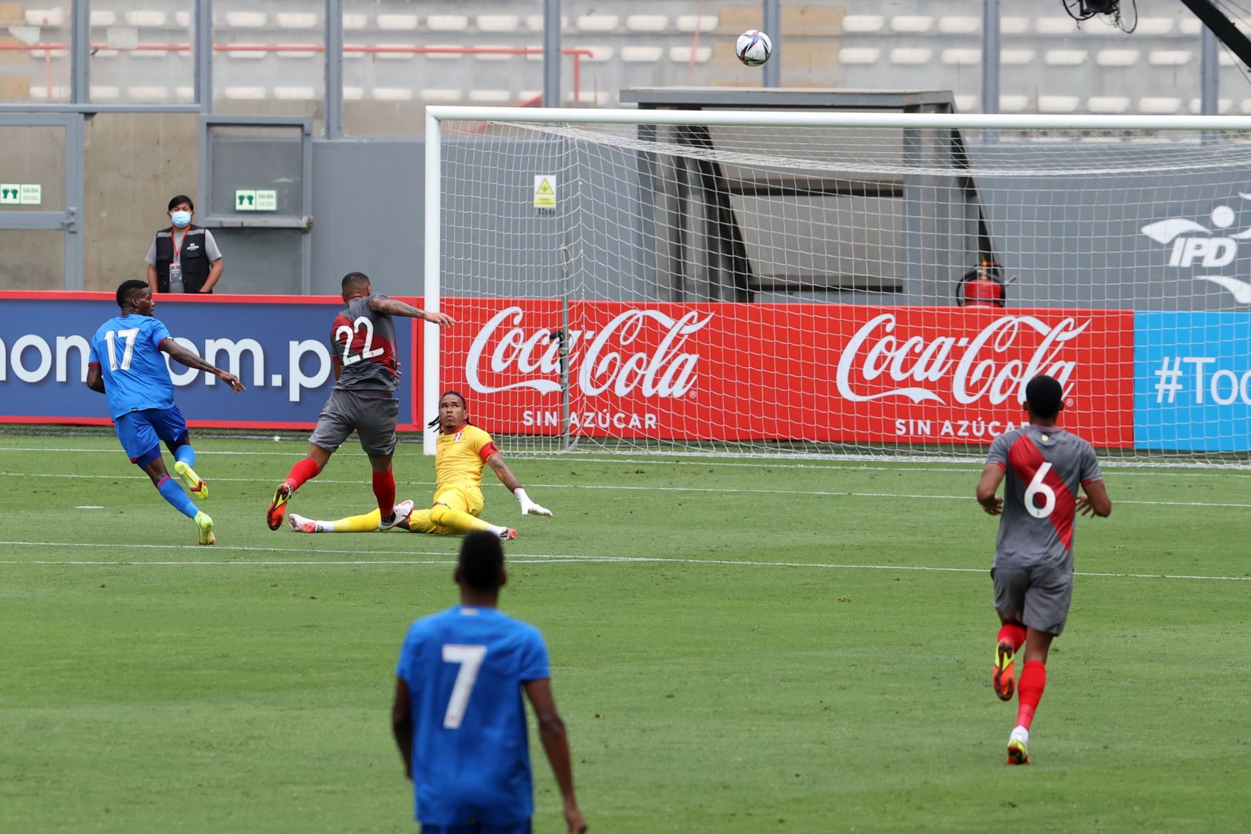 La selección peruana enfrenta a la selección de Panamá en un partido amistoso de preparación antes de enfrentar a Colombia por las eliminatorias a Catar 2022. Foto: ANDINA/Vidal Tarqui