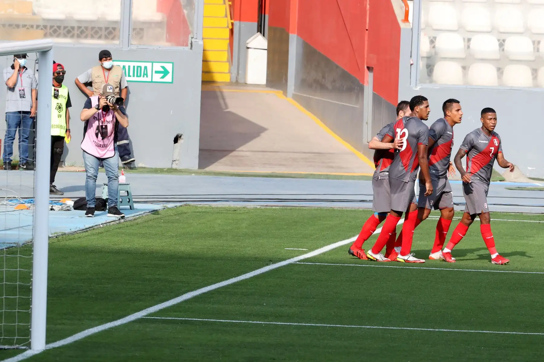 La selección peruana enfrenta a la selección de Panamá en un partido amistoso de preparación antes de enfrentar a Colombia por las eliminatorias a Catar 2022. Foto: ANDINA/Vidal Tarqui