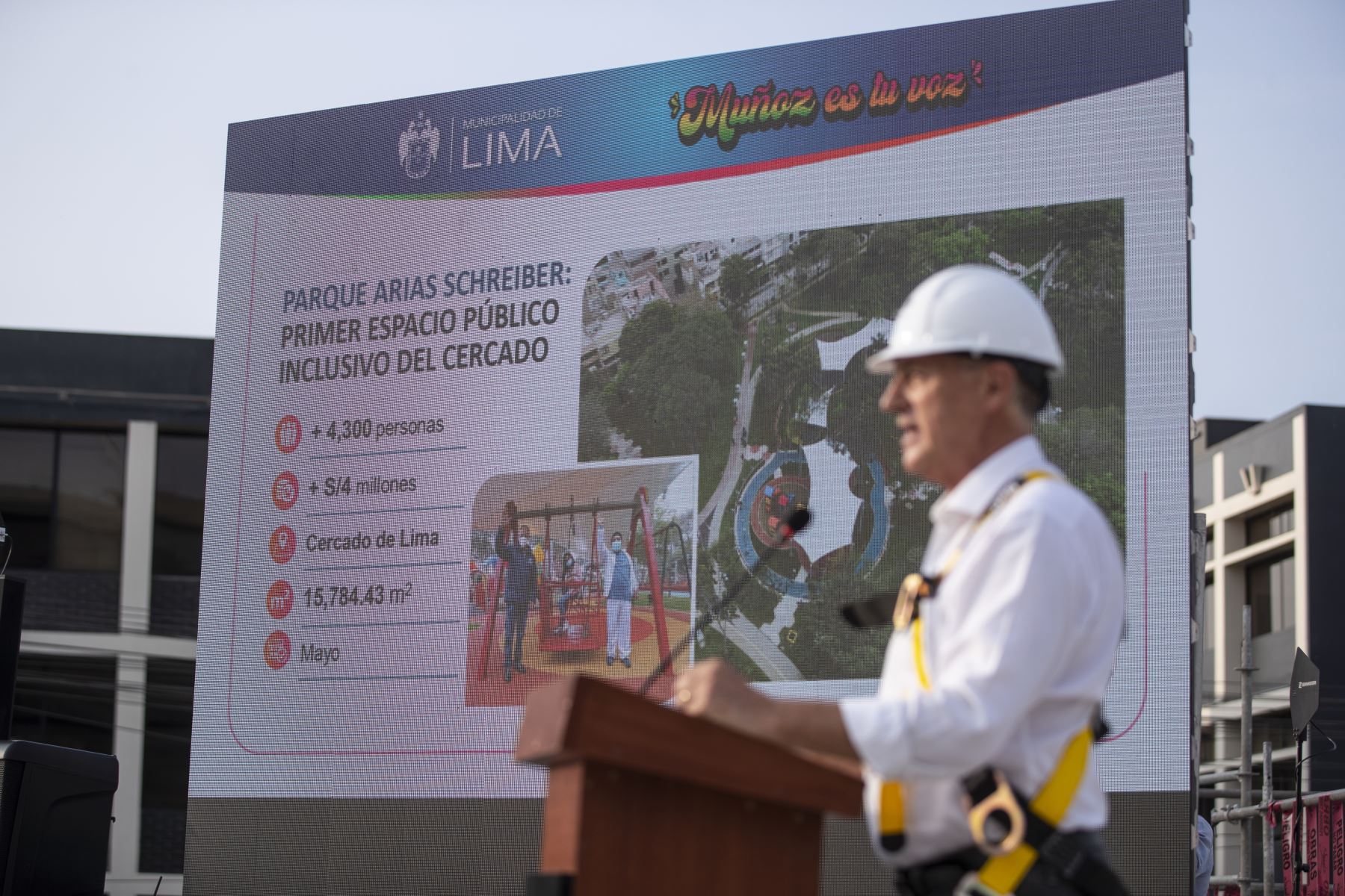 Como parte de su política de transparencia, el alcalde de Lima Jorge Muñoz, presenta el balance de su gestión durante los tres años que lleva al frente de la Municipalidad de Lima. Foto: MML