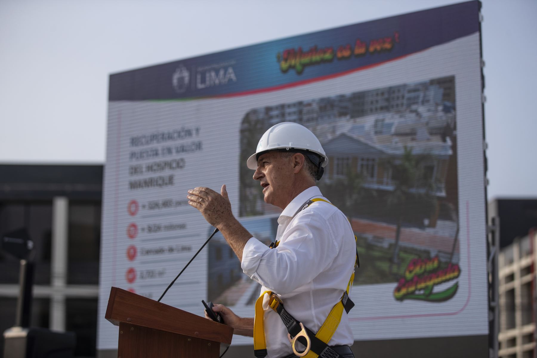 Como parte de su política de transparencia, el alcalde de Lima Jorge Muñoz, presenta el balance de su gestión durante los tres años que lleva al frente de la Municipalidad de Lima. Foto: MML