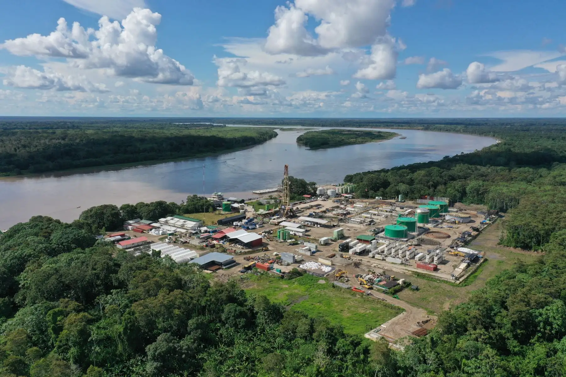 Operaciones de PetroTal en la Selva peruana. Foto: Cortesía