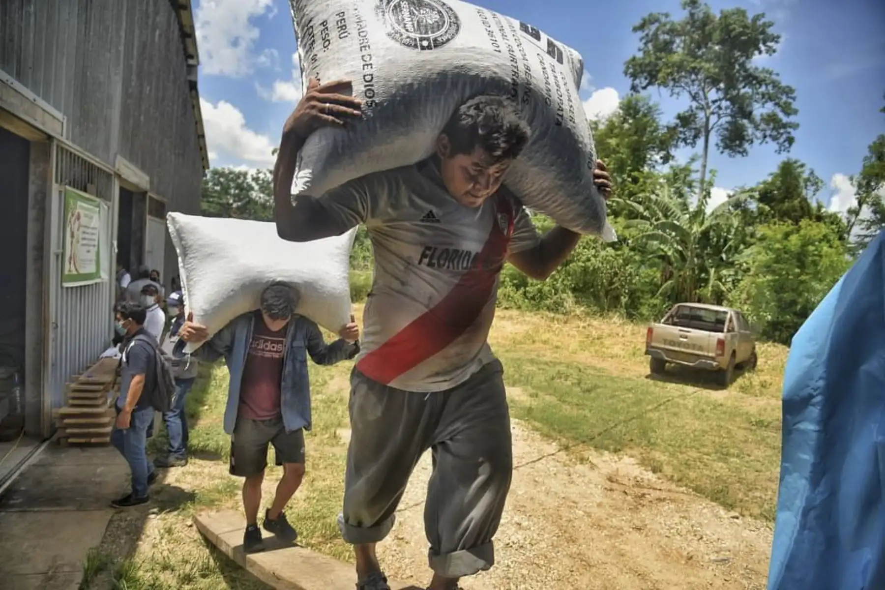 El envío de este cargamento de cacao orgánico de Madre de Dios forma parte del contrato con la empresa suiza Minka SCS. Foto: ANDINA/Goremad