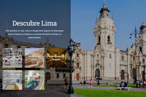 Google celebra el Aniversario de Lima con una visita guiada a sus principales atractivos. Foto: Google.