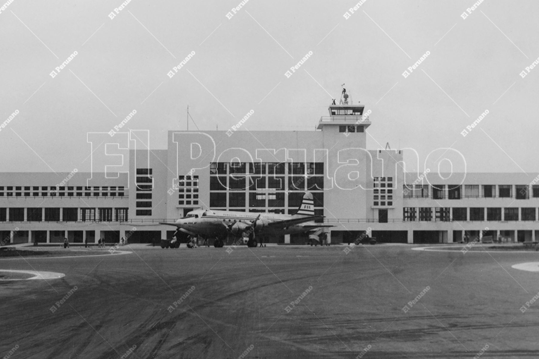 Aeropuerto de Limatambo (1948) Foto: Archivo Histórico de El Peruano