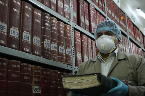 El Archivo General de la Nación guarda más de cinco siglos de documentación histórica del Perú. ANDINA/ AGN