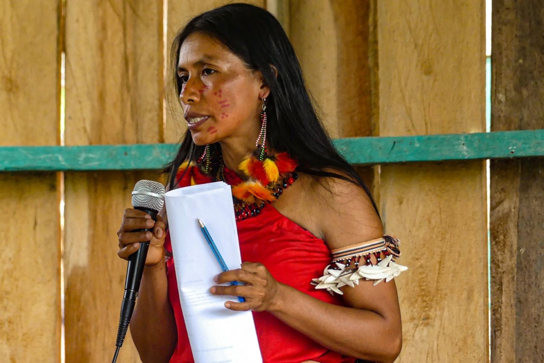 La designación de Tali Sabio Piuk empodera a las mujeres y fortalece su presencia en la conducción de las comunidades indígenas. Foto: ANDINA/Difusión
