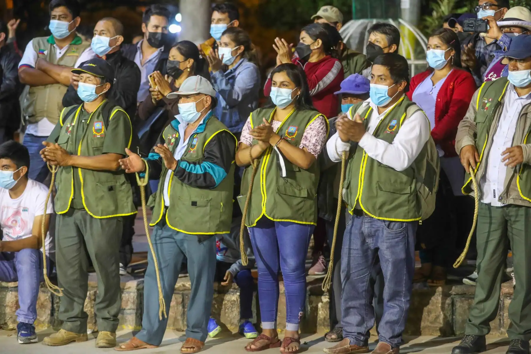 La población de Huancabamba y sus autoridades de la región Piura suspendieron el paro anunciado para el 24 de enero por los trabajos inconclusos del proyecto carretera Canchaque-Huancabamba. El acuerdo se logró tras una mesa de trabajo liderada por el ministro de Transportes y Comunicaciones, Juan Francisco Silva. Foto: MTC