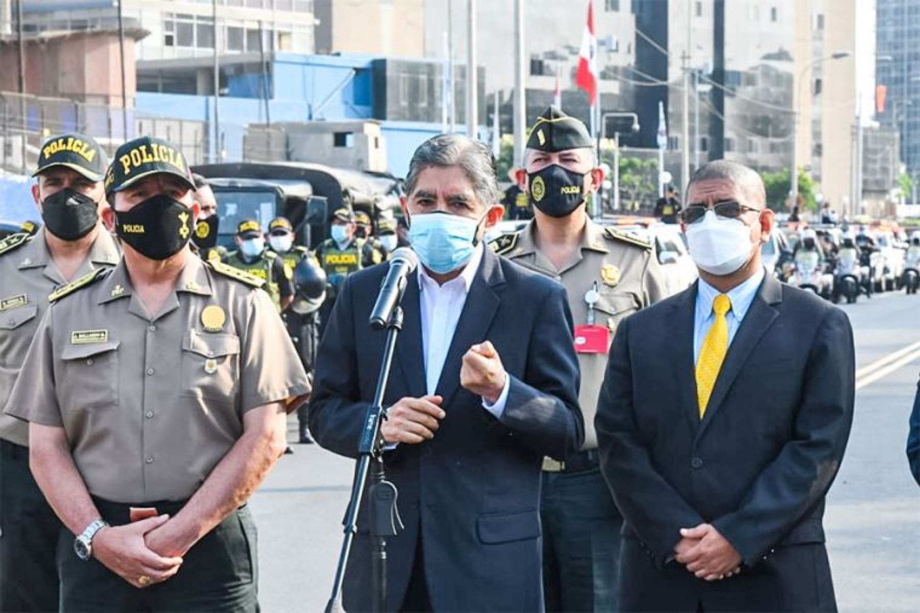 Ministro Guillén anuncia mayor presencia policial en las zonas más convulsionadas de Lima. Foto: Difusión