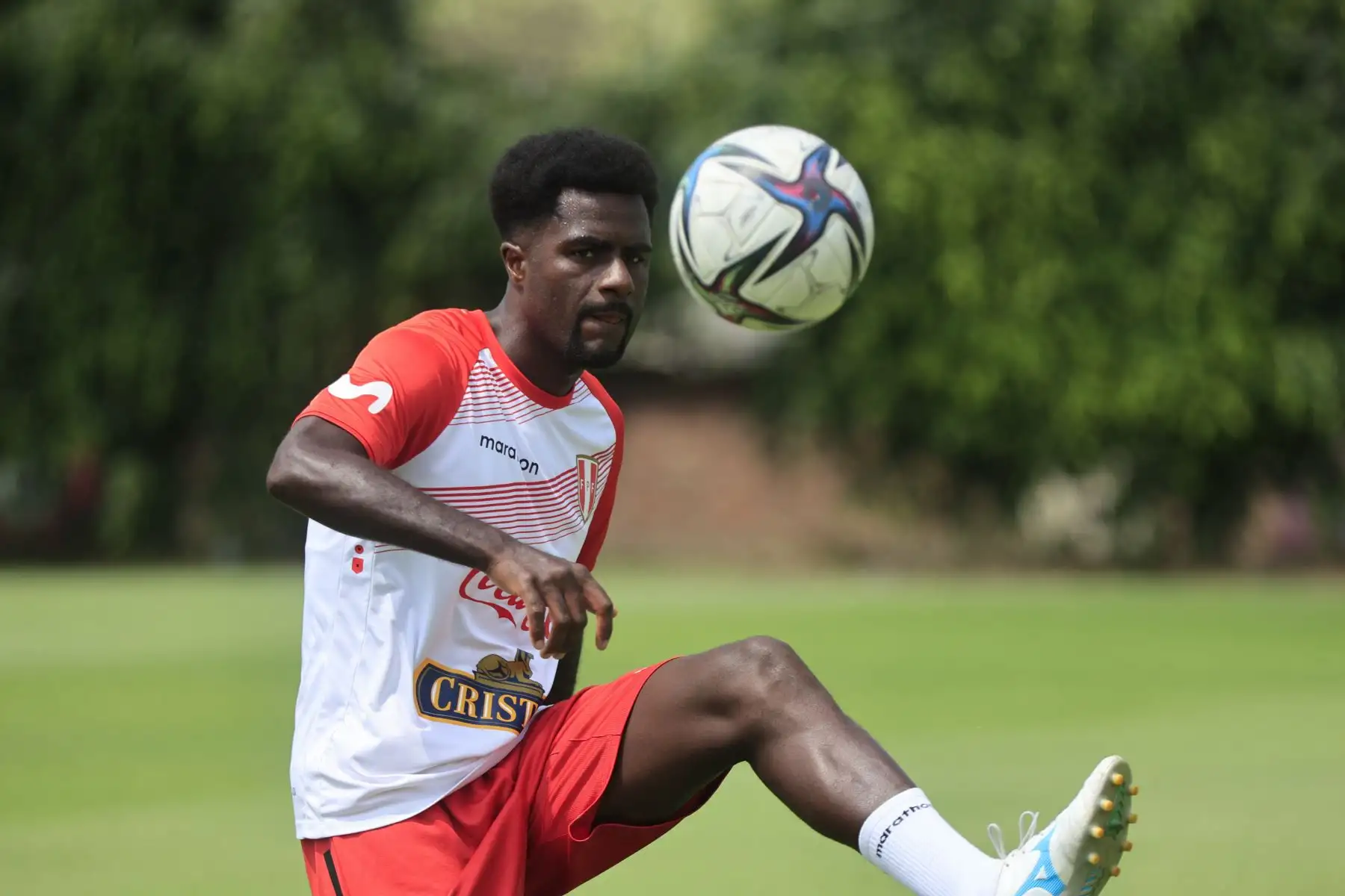 Christian Ramos.  Clasificatorias al mundial Catar 2022. Foto: FPF