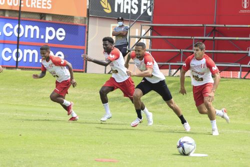 Selección peruana realiza sus últimos entrenamientos previo al amistoso frente a Jamaica este jueves