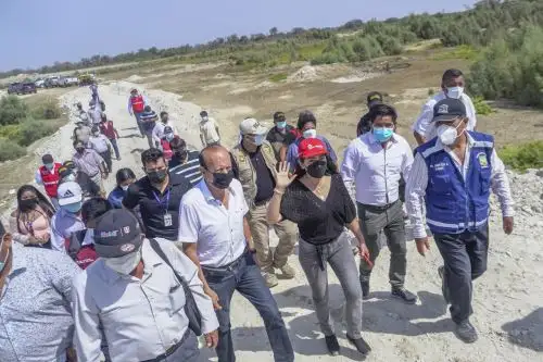 La directora ejecutiva de la ARCC, Amalia Moreno, cumple viaje de trabajo en el norte peruano. Foto: ANDINA/ARCC