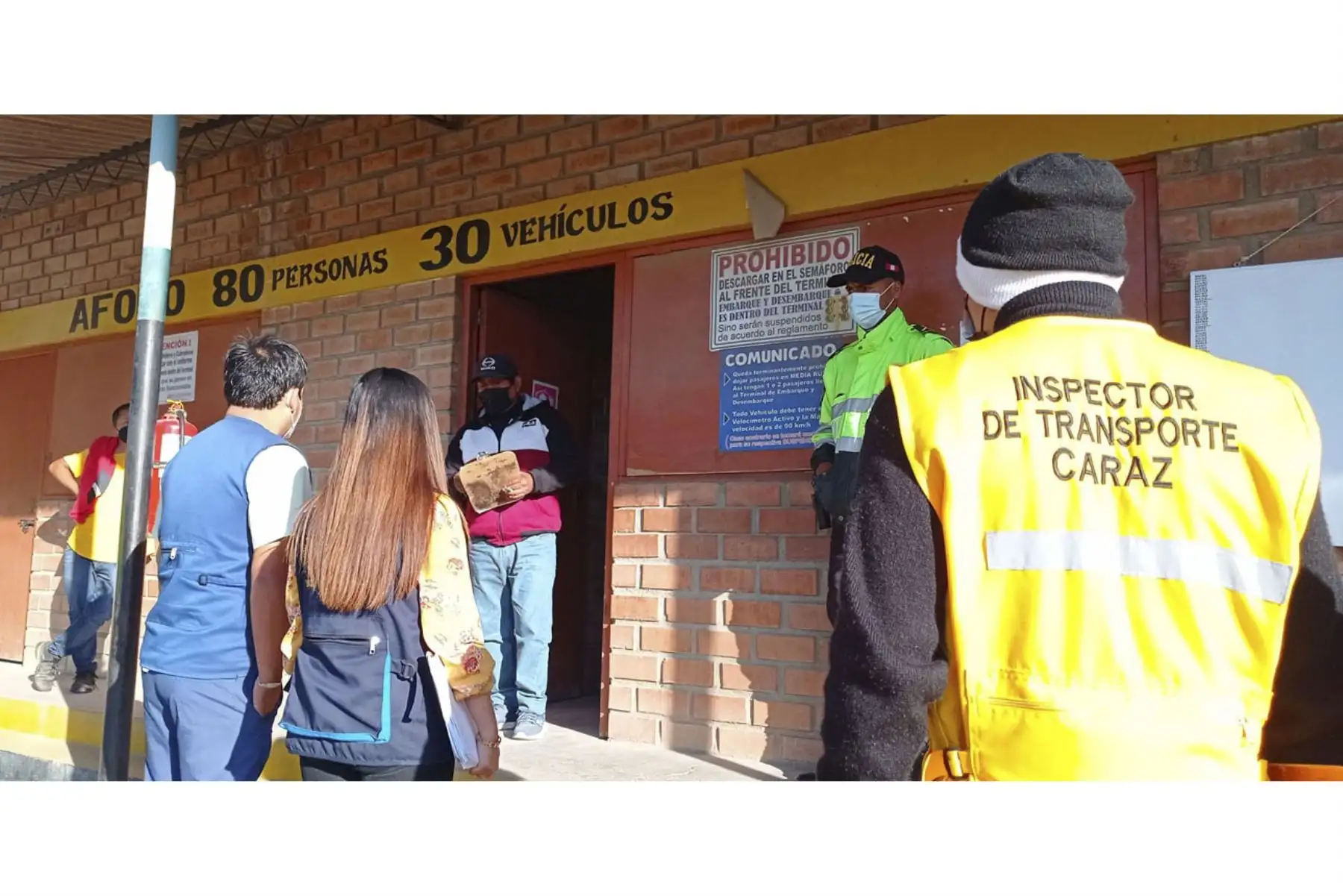El terminal terrestre cuyos buses cubren la ruta Caraz-Huaraz fue clausurado por 15 días. Foto: ANDINA/Difusión