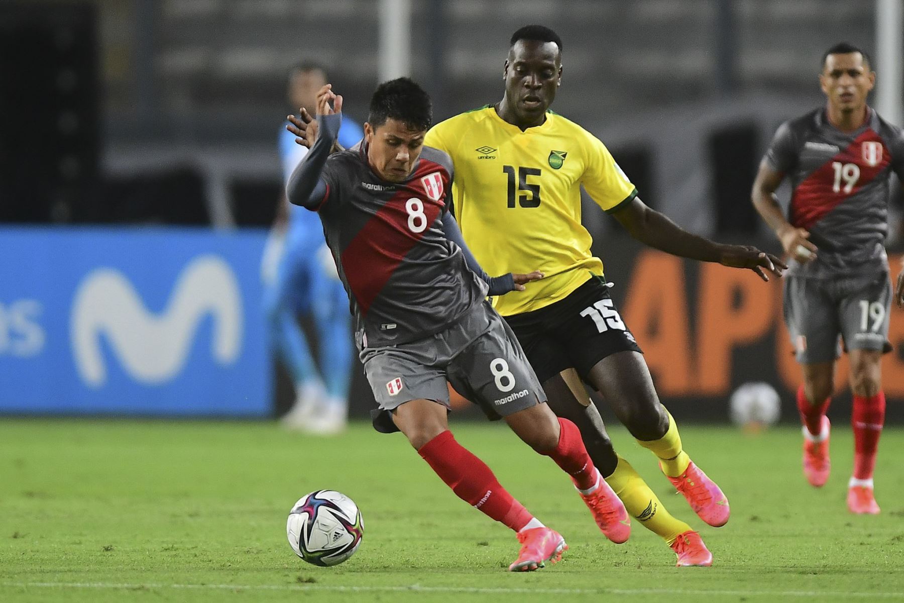 Perú enfrenta a Jamaica en partido amistoso que se disputa en el Estadio Nacional con miras al Mundial Qatar 2022. Foto: FPF