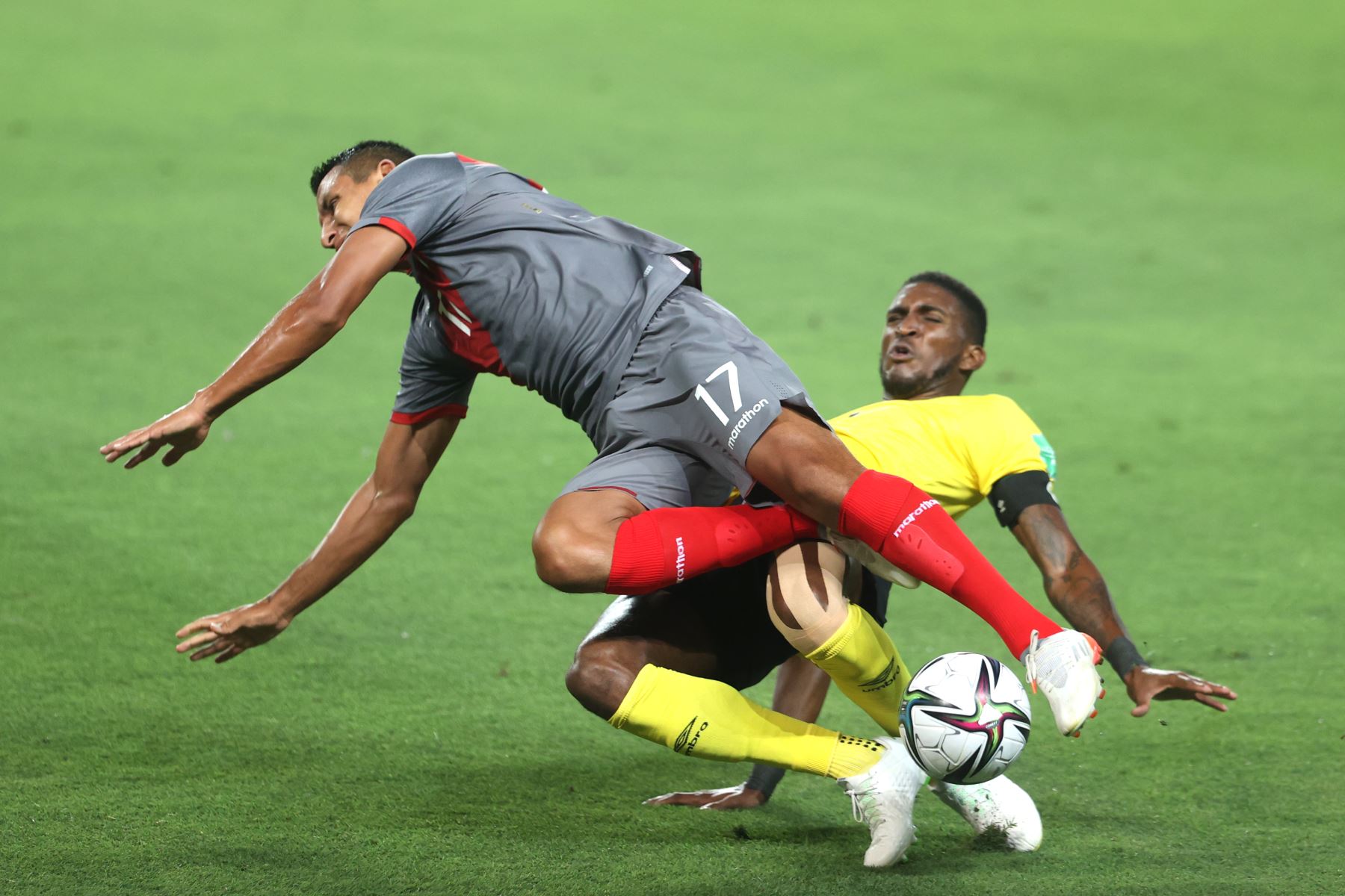 Perú enfrenta a Jamaica en partido amistoso que se disputa en el Estadio Nacional con miras al Mundial Qatar 2022. Foto: ANDINA/Vidal Tarqui