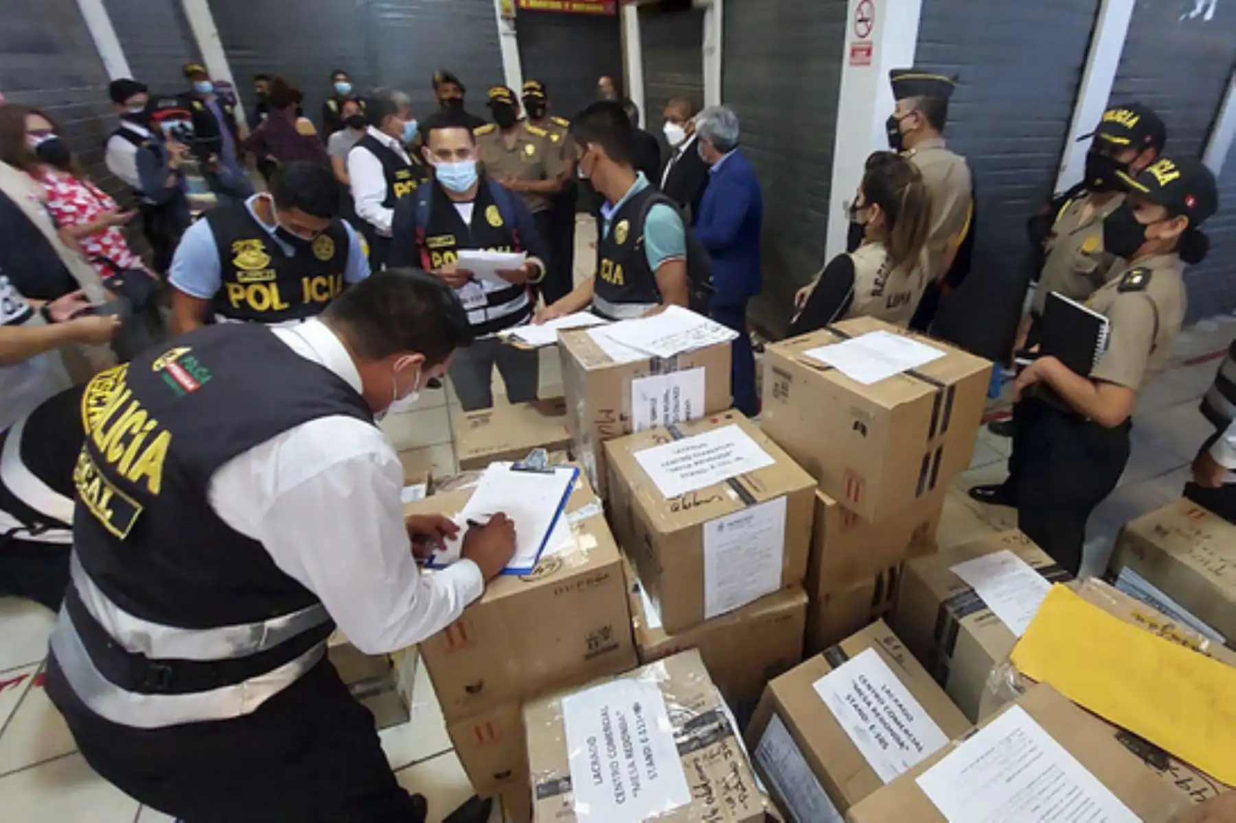 Policía Nacional del Perú realizó exitoso operativo en Las Malvinas. ANDINA/ Mininter