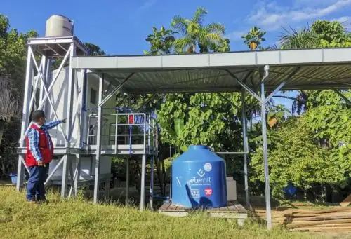 Comunidades de Nauta, en la región Loreto, acceden a servicios básicos con sistema de captación de agua de lluvia.