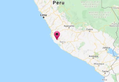 Un temblor de magnitud 4.9 se registró esta madrugada en la provincia de Palpa, región Ica, informó el Centro Sismológico Nacional del Instituto Geofísico del Perú.