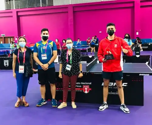 Carlos Fernandez Pardo sigue cosechando triunfos para el tenis de mesa peruano
