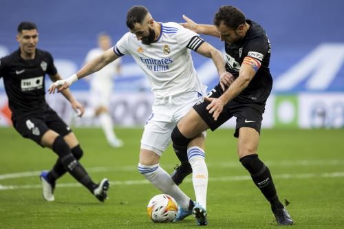 La Liga: Real Madrid le iguala 2-2 al Elche en el Estadio Santiago Bernabéu