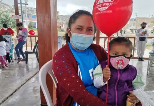 El 73% de los 242 niños menores de cinco años que participaron del programa Anemia Cero, en las localidades de Valle de Dios y Nuevo Chao, ubicadas en el distrito de Chao, provincia de Virú, región La Libertad, se recuperaron de esta enfermedad luego de seis meses de tratamiento nutricional y mejoraron notablemente su calidad de vida.
